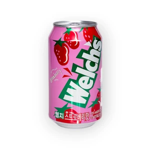 Welch's Strawberry - soda o smaku truskawkowy 355 ml | Nongshim