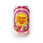 Sparkling Strawberry & Cream - soda o smaku mlecznej truskawki 345 ml | Chupa Chups