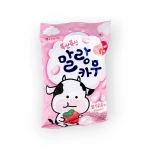 Malangkau Candy Strawberry - cukierki mleczne o smaku truskawkowym | Lotte