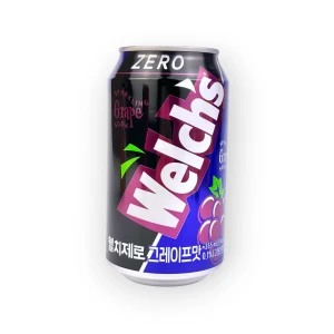 Welch's Zero Sparkling Grape Soda 355ml | Nongshim