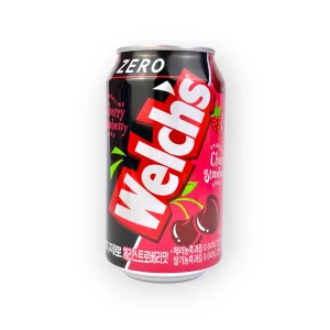 Welch's Zero Sparkling Cherry Strawberry Soda 355ml | Nongshim