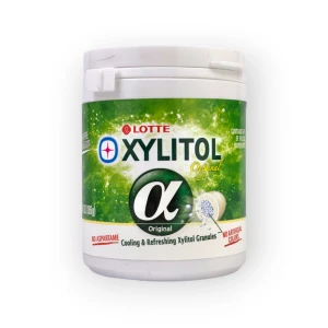 Xylitol Alpha Original - miętowe gumy do żucia 86g | Lotte
