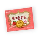 Sando Strawberry - herbatniki z kremem o smaku truskawkowym | Crown