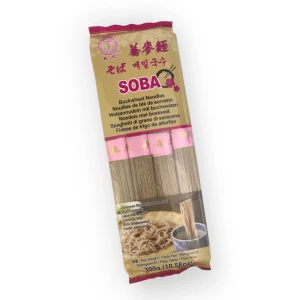 Soba Buckwheat Noodle - cienki makaron gryczany 300 g | Chunsi