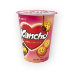 Kancho Choco Biscuit - ciasteczka z nadzieniem czekoladowym (kubek) | Lotte