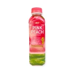 Pink Peach with Aloe - napój aloesowy o smaku brzoskwiniowym 500 ml | OKF