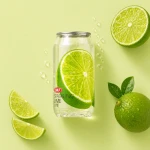 Sparkling Lime – napój gazowany o smaku limonki 350 ml | OKF