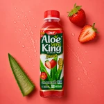 Aloe Vera King Strawberry - napój aloesowy o smaku truskawkowym 500 ml | OKF