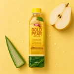 Gold Pear with Aloe - napój aloesowy o smaku gruszkowym 500 ml | OKF