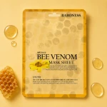 Baroness | Bee Venom Mask Sheet - Odmładzająco-ujędrniająca maska w płachcie z jadem pszczelim