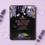 Pax Moly | Real Lavender Mask Pack - Wzmacniająco-balansująca maska w płachcie do twarzy z ekstraktem z lawendy