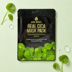 Pax Moly | Real Cica Mask Pack - Rozświetlająco-łagodząca maska z ekstraktem z wąkroty azjatyckiej
