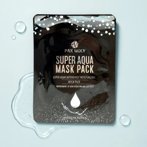 Pax Moly | Super Aqua Mask Pack - Nawilżająco-uelastyczniająca maska w płachcie do twarzy z wodą morską i niacynamidem
