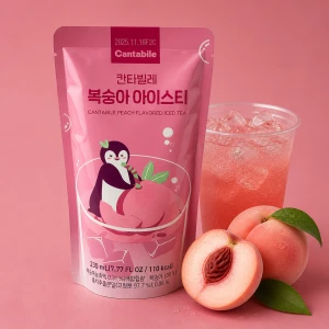 Peach Iced Tea - napój w saszetce do lodu 230 ml | Cantabile