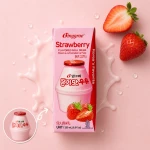 Koreańskie mleko truskawkowe 200 ml | Binggrae