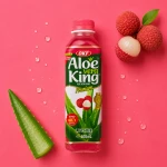 Aloe Vera King Lychee - napój z aloesem o smaku liczi 500 ml | OKF