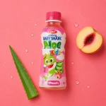 Baby Shark Aloe Kids Grape - napój o smaku brzoskwiniowym z aloesem 240 ml | OKF