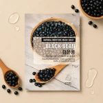 Orjena | Natural Moisture Mask Sheet Black Bean - Maska w płachcie z ekstraktem z czarnej fasoli o działaniu nawilżającym