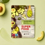 Eyenlip | Avocado Mask Super Food - Odżywcza, łagodząca i przywracająca witalność maska w płachcie z ekstraktem z awokado