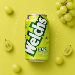 Welch's White Grape - soda o smaku białego winogrona 355 ml | Nongshim