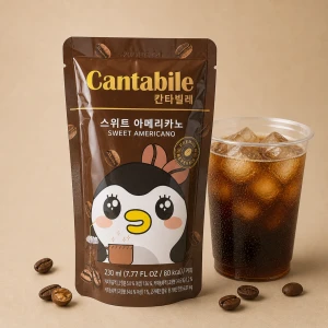 Sweet Americano Ade - napój kawowy w saszetce do lodu 230 ml | Cantabile