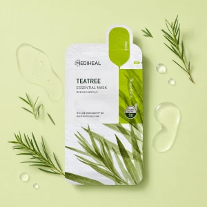 Mediheal | Teatree Essential Mask Calming - Kojąca maska w płachcie z ekstraktem z drzewa herbacianego i aminokwasami