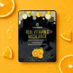 Pax Moly | Real Vitamin C Mask Pack - Rozświetlająca maska w płachcie z witaminą C
