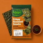 Crispy Seaweed Snack Korean BBQ Flavour - przekąska z prażonych glonów o smaku BBQ | Bibigo