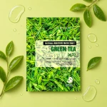 Orjena | Natural Moisture Mask Sheet Green Tea - Kojąco-oczyszczająca maska w płachcie z ekstraktem z zielonej herbaty