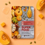 Eyenlip | Super Food Pumpkin Mask - Maska w płachcie z dynią o działaniu uelastyczniającym, łagodzącym i rozświetlającym