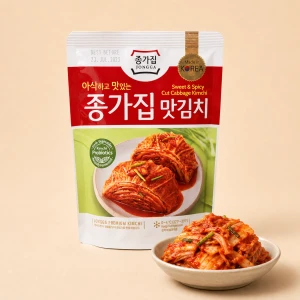 Traditional Cut Cabbage Kimchi - tradycyjne kimchi cięte 500 g | Jongga