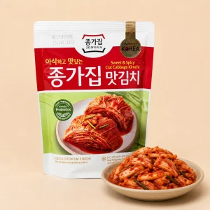 Traditional Cut Cabbage Kimchi - tradycyjne kimchi cięte 1 kg | Jongga