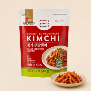 Seasoned Dried Radish Kimchi – kimchi z suszonej rzodkwi 200 g| Jongga