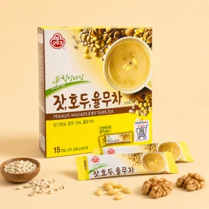 Pinenuts Walnuts Job's Tears Tea - napar na bazie orzechów piniowych, włoskich i łzawicy 270 g | Ottogi