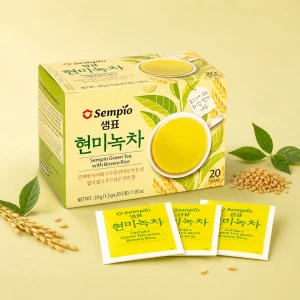 Green Tea with Brown Rice - zielona herbata z brązowym ryżem 30 g | Sempio