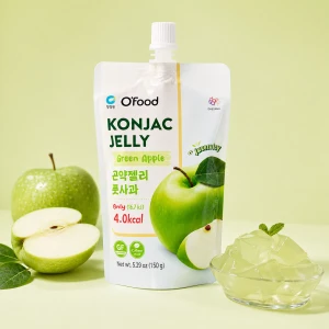 Konjac Jelly Green Apple - galaretka konjak do picia o smaku zielonego jabłka 150 g | CJO