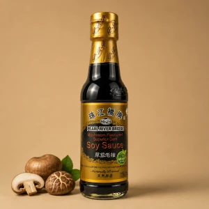 Mushroom Superior Dark Soy Sauce - Ciemny Sos Sojowy Grzybowy 150 ml | Pearl River Bridge