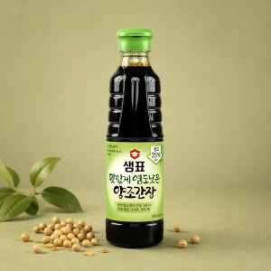 Yangjo Ganjang Less Salt - sos sojowy naturalnie warzony - 25% soli 500 ml | Sempio