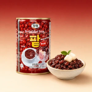 Boiled Red bean - gotowana czerwona fasola w syropie cukrowym 475 g | JinYang
