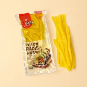 Yellow Radish - marynowana rzodkiew cięta do kimbapu/sushi 350 g | Inaka