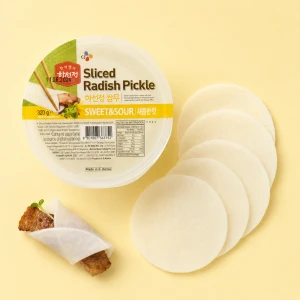Sweet&Sour Sliced Radish Pickle - piklowana rzodkiew w plastrach 320 g | CJ