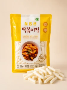 Rice Cake Stick - kluski ryżowe do dania tteokbokki 500 g | NBH