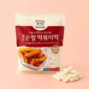 Tteokbokki Rice Cake Small - małe kluski ryżowe 1 kg | Jongga