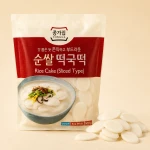 Rice Cake Sliced Type  - kluski ryżowe w plastrach 500 g | Jongga