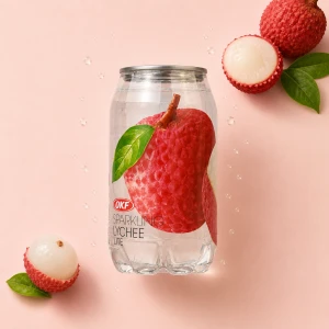Sparkling Lychee - napój gazowany o smaki liczi 350 ml | OKF 