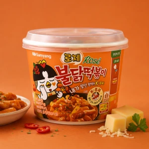 Buldak Teokbokki Rose Bowl | Samyang