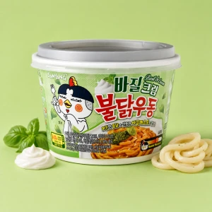 Buldak Basil Cream Udon Bowl | Samyang