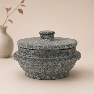 Dolsot - miska kamienna do bibimbapu z przykrywką Ø16 cm