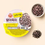 Cooked Rice Sprouted Black - biały i kiełkujący czarny ryż do mikrofalówki 210 g | Ottogi