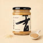 White Sesame Paste - pasta z białego sezamu 280 g | Sanfeng